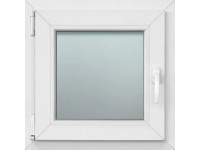 PVC ablak fehér 58 cm x 88 cm b/ny jobb 3-rétegű üveg PVC ablak fehér 58 cm x 88 cm b/ny jobb 3-rétegű üveg