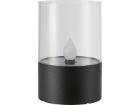 LED-es napelemes asztali lámpa fekete LED-es napelemes asztali lámpa fekete