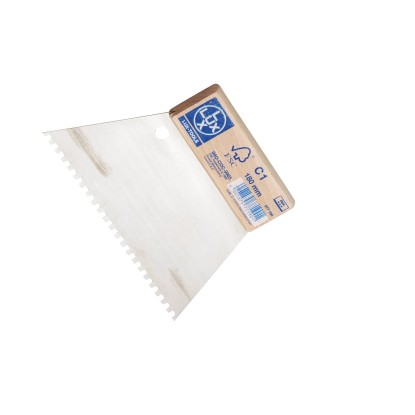 LUX  Classic fogazott glettvas 4 mm x 4 mm