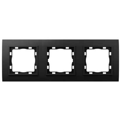 Vilma 3-es fedőkeret fekete