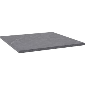 Ardesia fekete porcelán teraszlap, 60x60x2 cm. Négyzet alakú, sötét kerti lap.