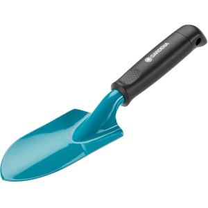 Gardena Classic viráglapát kék pengével és fekete nyéllel kertészkedéshez.