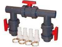 Kwad hőszivattyú-medence bypass-készlet tartozékokkal Kwad hőszivattyú-medence bypass-készlet tartozékokkal