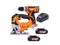 Villager Csavarbehajtó-szúrófűrész akkumulátor szett Villager Csavarbehajtó-szúrófűrész akkumulátor szett