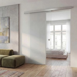 Doorlegro üveg tolóajtó ESG tiszta üveg 205 cm x 90 cm x 0,8 cm