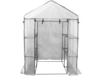 Fóliás melegház polcokkal 200 cm x 140 cm x 140 cm Fóliás melegház polcokkal 200 cm x 140 cm x 140 cm