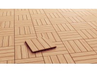 Összepattintható járólap fa duglászfenyő  4 db  30 cm x 30 cm