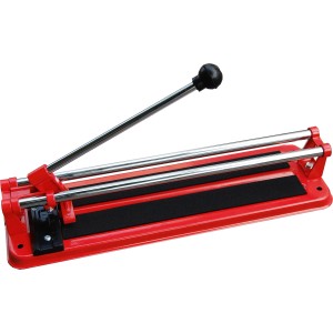Piros 430 mm-es csempevágó csempék vágásához.