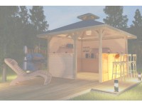 Pultfal elemkészlet Gartenoase 651 pavilonhoz 28 mm natúr 3. méret