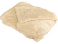 Plüss takaró bézs színben 140 cm x 180 cm Plüss takaró bézs színben 140 cm x 180 cm