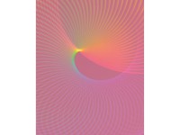 Komar fátyoltapéta Frequenz 250 cm x 250 cm rózsaszín