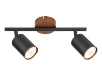 Rábalux Edmund beltéri Spotlámpa tölgy GU10 2x MAX 25W