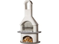 Buschbeck Valenzia grillezőkemence fehér-antracit Buschbeck Valenzia grillezőkemence fehér-antracit