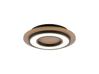 Just Light LED mennyezeti lámpa TOLA fekete átmérő 32 cm