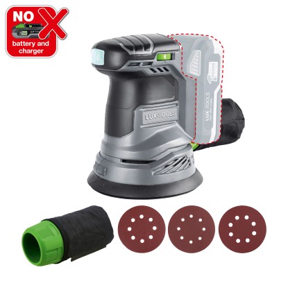 LUX akkumulátoros excentercsiszoló 1 PowerSystem A-EXS-20/125