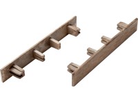 Végzáró sapkák WPC teraszpadlólapokhoz bézs 6 darab Végzáró sapkák WPC teraszpadlólapokhoz bézs 6 darab