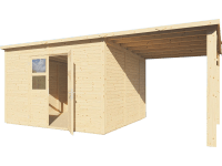 Bertilo Borkum 2 kerti faház készlet natúr 556 cm x 290 cm FSC® Bertilo Borkum 2 kerti faház készlet natúr 556 cm x 290 cm FSC®