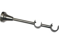 Gardinia Europa dupla tartókonzol nyitott 19 mm-hez ezüstszínű 28 cm