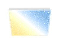 Brilo CCT LED panel 21 W csillagos égbolt keret nélkül világító peremmel 38 cm