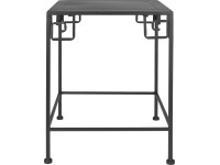 Kisasztal 41 cm fekete