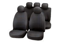 Bottari üléshuzat szett embroidery fekete-kék  9-részes