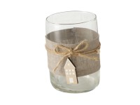 Boltze Home Nordy mécsestartó 2-féle változatban 9 cm átmérő x 13 cm