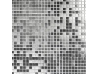 Mozaikszőnyeg fém ezüst 30 cm x 30 cm