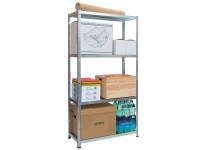 Fémpolcállvány horganyzott 4 polcos 150 cm x 75 cm x 30 CM 50 Kg terhelhetőség Fémpolcállvány horganyzott 4 polcos 150 cm x 75 cm x 30 CM 50 Kg terhelhetőség