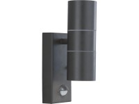 Searchlight METRO kültéri fali lámpa 2xGU10 50W IP44 PIR szenzor