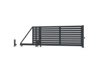 TRENTO tolókapu motoros RAL 7021 135 cm x 400 cm