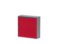 Küpper faliszekrény egyajtós 6 rekesszel 60 cm x 60 cm x 20 cm sötétpiros Küpper faliszekrény egyajtós 6 rekesszel 60 cm x 60 cm x 20 cm sötétpiros