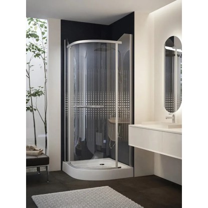 Keret nélküli nyílóajtós zuhanykabin 80 cm x 80 cm x 195 Min