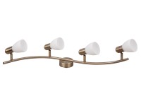 Rábalux Soma mennyezeti spotlámpa 4-es 70 cm bronz - fehér