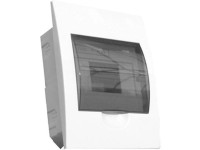 Lakáselosztó süllyesztett 6 M átlátszó ajtóval