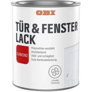 OBI PU ablak- és ajtófesték doboz, antracit, fényes. Szabályozza a fa nedvességtartalmát és rendkívül időjárásálló.