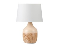 Rábalux Yvette éjjeli lámpa 29 cm bézs - fehér