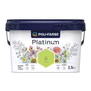 Poli - Farbe Platinum beltéri falfesték diszperziós S40 Sás matt 2,5 l