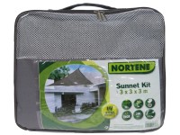 Sunnet Kit szőtt napvitorla szürke 3 x 3 x 3