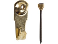 LUX képkampó 1-es méret sárgaréz bevonatú 2 darab LUX képkampó 1-es méret sárgaréz bevonatú 2 darab