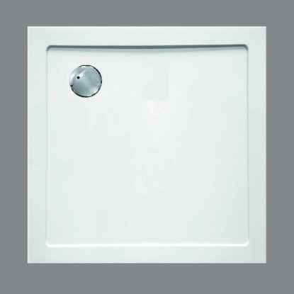 HERA szögletes SMC zuhanytálca, fehér 100 cm x 100 cm x 3,5 cm