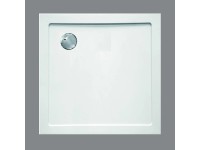 HERA szögletes SMC zuhanytálca, fehér 100 cm x 100 cm x 3,5 cm