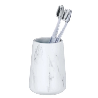 Wenko fogmosópohár Adrada kerámia fehér 8,5 cm x 12 cm x 8,5 cm