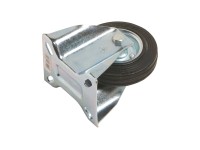 Szállító bakgörgő gumikerékkel és acél keréktárcsával, 100 mm, 70 kg Szállító bakgörgő gumikerékkel és acél keréktárcsával, 100 mm, 70 kg