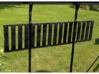 Alumínium polc lehajtható fekete 120 cm x 30 cm Alumínium polc lehajtható fekete 120 cm x 30 cm