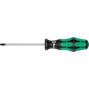 Wera 367 Torx csavarhúzó TX 20 x 100 mm zöld-fekete nyéllel.