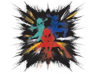 Komar vlies fotótapéta Spider-Man Color Explosion 300 cm x 280 cm