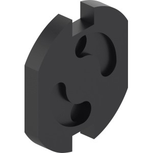 ABUS konnektorvédő JC2310 BK Frida (fekete)