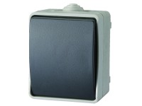 Aquatop falonkívüli váltókapcsoló IP54 szürke Aquatop falonkívüli váltókapcsoló IP54 szürke