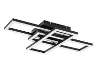 Rábalux Mereni beltéri mennyezeti lámpa fekete LED 40W 3000-6500 IP20 Rábalux Mereni beltéri mennyezeti lámpa fekete LED 40W 3000-6500 IP20