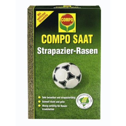 Compo Saat Strapabíró fűmag 1kg: Fűmag strapabíró, zöld gyephez.